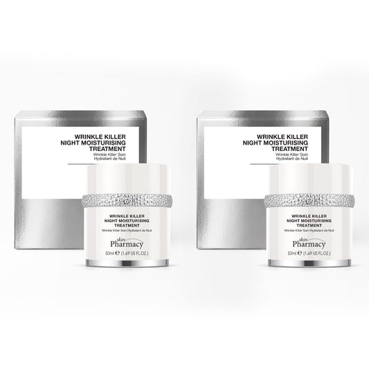 1% Wrinkle Killer Night Moisturising Anti-Ageing Treatment 50ml Duo Set