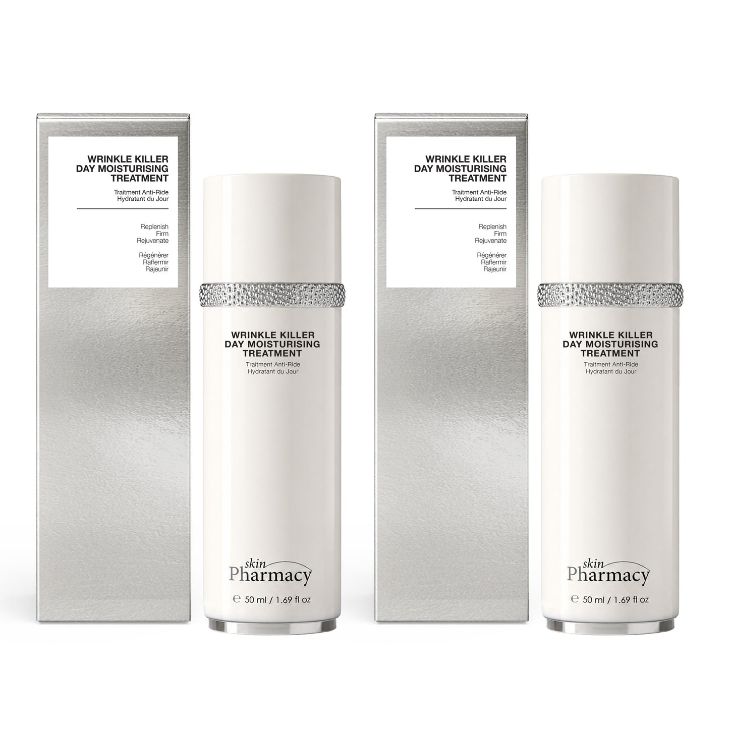 1% Wrinkle Killer Day Moisturising Anti-Ageing Treatment 50ml Duo Set