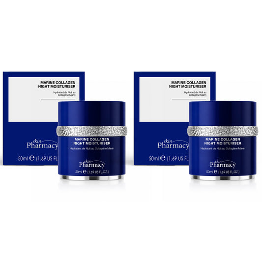 1% Marine Collagen Night moisturiser 50ml Duo Set